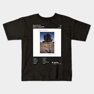 Empty Country - Empty Country Tracklist Album Kids T-Shirt